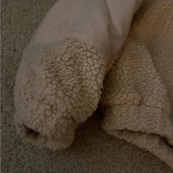 12th Tribe Mt. Kisco Beige Sherpa Jacket - Picture 2 of 7